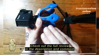 Review Pictar Splat Flexible Mini Tripod for DSLR Cameras Selfies - Supports 2.6 Pounds, Blue