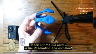 Review Pictar Splat Flexible Mini Tripod for DSLR Cameras Selfies - Supports 2.6 Pounds, Blue