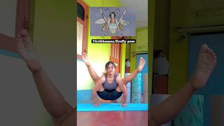 animal inspired yoga poses???????? #jaishreeram #rammandir #yoga #youtubeshorts #animals