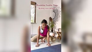 You too practice yoga with me and this song ???? #music #ytshorts #yoga #yt #bollywood