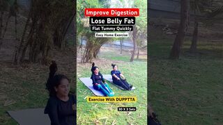 Belly Fat Exercise ????/ Yoga For Bellyfat / Improve Digestion / Yoga For Flat Tummy / #ytshorts