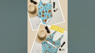 Bohemian swimsuits, boho chic bikinis, retro floral bikini sets on Etsy