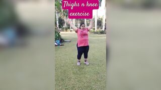 thighs n knee stretching exercise #easy leg up exercise #shrots #viral