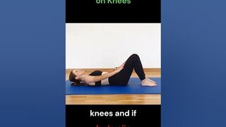 Stretching Shorts - Curl up Slide on Knees #stretching #stretchmethod