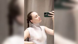 Try on haul transparent 2024 | No bra trend #shorts