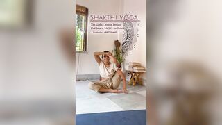 Practice with me for your healthy body ???? #yoga #ytshorts #health #flexibility