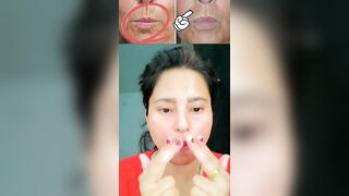 ♨️???? yoga for around mouth wrinkles,lips wrinkles, smoking ???? wrinkles anti-aging yoga try it ????#shorts