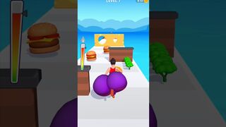 twerk race 3d running funnycrazy #short #gameing #youtubeshorts #twerkracegame