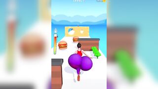 twerk race 3d running funnycrazy #short #gameing #youtubeshorts #twerkracegame