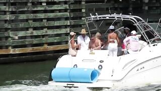 Boats Babes and Bikinis enjoying the Miami River | Chit Flix