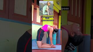 animal inspired yoga poses???????? #yoga #yogapose #inspiration #shorts #explore #trending