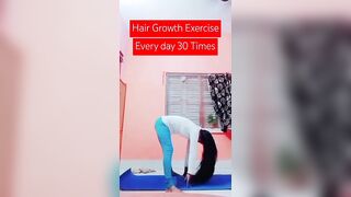 Stretching Hair growth Exercises#shortvideo