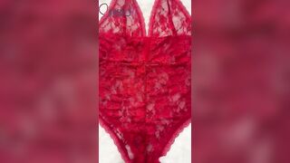 Sajiero Bikini Style Deep V Neck Transparent Lingerie