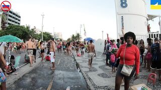 ONLY HERE????BIKINI 4K walk Leblon Beach ???? BEST Carnival ???? Rio de Janeiro | BRAZIL | BIKINI WALK????