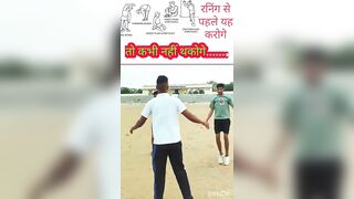 रनिंग से पहले वार्म अप एक्सरसाइजरूर करें ll stretching exercise #ytshorts #shorts #runingtips