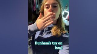 Dunhams try on haul