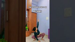 Yoga stretching #yogashorts #youtubeshorts #yogavideo #workout #morningroutine