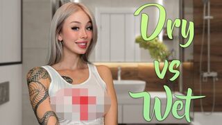 [4K] Transparent Try on Haul with Milla Snake | Dry vs Wet