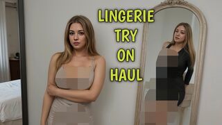 See-Through Try On Haul | Transparent Lingerie and Clothes | Try-On Haul 2024 | Sheer Dress try on