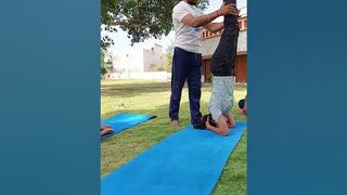 yoga practice????‍♀️ #stayfityogapankaj#trending #viral#yoga#motivation #youtube@Stayfityogapankaj