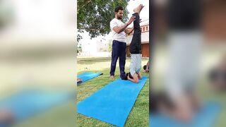 yoga practice????‍♀️ #stayfityogapankaj#trending #viral#yoga#motivation #youtube@Stayfityogapankaj