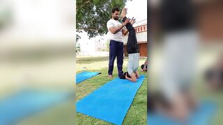 yoga practice????‍♀️ #stayfityogapankaj#trending #viral#yoga#motivation #youtube@Stayfityogapankaj