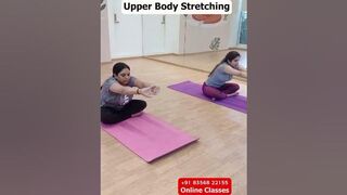 Upper Body Sitting Stretching #yoga #motivation #yogateacher
