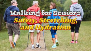 Walking for Seniors - Safety, Stretching, and Hydration