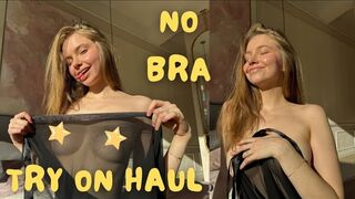 Try On Haul | Get Ready With Me | Sheer Lingerie Set | See Through and No Bra