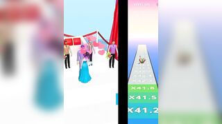 Twerk race 3D-running game new update | Bride Race Makeup Dress game, jump game, finger game