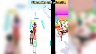 Twerk race 3D-running game new update | Bride Race Makeup Dress game, jump game, finger game