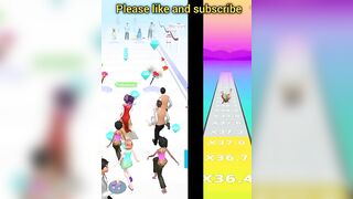 Twerk race 3D-running game new update | Bride Race Makeup Dress game, jump game, finger game