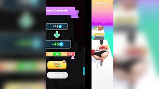 Twerk race 3D-running game new update | Bride Race Makeup Dress game, jump game, finger game