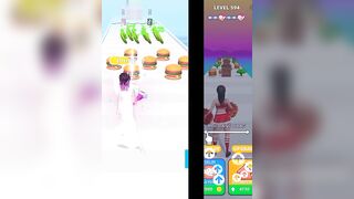 Twerk race 3D-running game new update | Bride Race Makeup Dress game, jump game, finger game