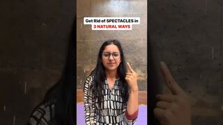 How to get rid of EYES SPECTACLES naturally|Improve Eyesight| #yoga #health #trendingreels