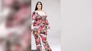 Plus Size Lingerie Fashion Model #plussize #lingerie #bbw