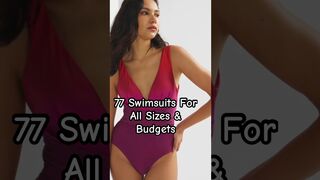 Swimwear For All Shapes, Sizes & Budgets #fashionover40 #style #affordablefashion