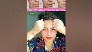 ????????yoga for reduce wrinkles, wrinkles free face glowing skin anti-aging yoga tryit ????#shorts