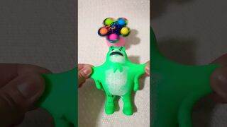 stretching frog and spinner popit #viraltoys #satisfying #funandfidgety #stretching #stressrelief