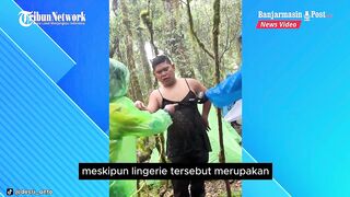 Salah Ambil Baju, Pria Pakai Lingerie Hitam Viral saat Mendaki Gunung Bulu Baria