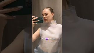 Transparent Try on haul dress white | see Through haul #tryonhaul2024 #bikini #transparent #fyp