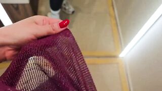 Transparent dress try on haul fishnet tits | see through sheer Fashion lingerie haul