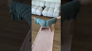 Elbow Stand Splits Yoga