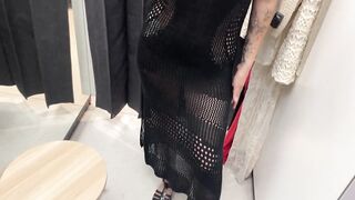 [4K] ???? Stunning Transparent Clothes Try On Haul in the Dressing Room! ✨