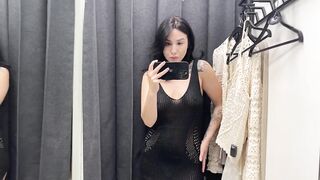 [4K] ???? Stunning Transparent Clothes Try On Haul in the Dressing Room! ✨