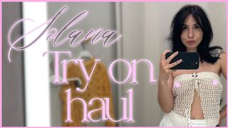 [4K] ???? Transparent Clothes Try On Haul | Dressing Room Fun! ????