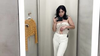 [4K] ???? Transparent Clothes Try On Haul | Dressing Room Fun! ????