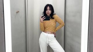 [4K] ???? Transparent Clothes Try On Haul | Dressing Room Fun! ????