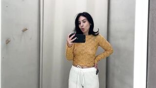 [4K] ???? Transparent Clothes Try On Haul | Dressing Room Fun! ????