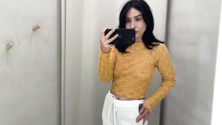 [4K] ???? Transparent Clothes Try On Haul | Dressing Room Fun! ????